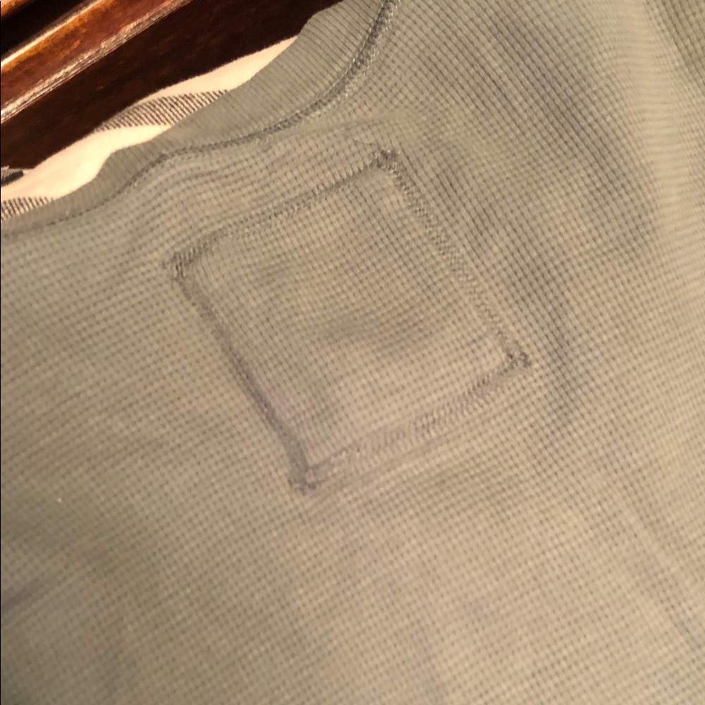 Men's Long-Sleeve Henley Sweater - Sage Green - Picture 9 of 11